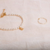 Pearl ring petite - Galore jewelry