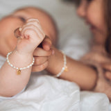Pearl & Tag bracelet petite - Galore jewelry