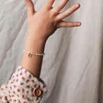 Pearl & Tag bracelet petite - Galore jewelry