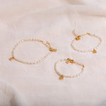 Pearl & Tag bracelet petite - Galore jewelry