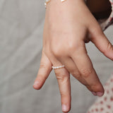 Pearl & Tag bracelet petite - Galore jewelry
