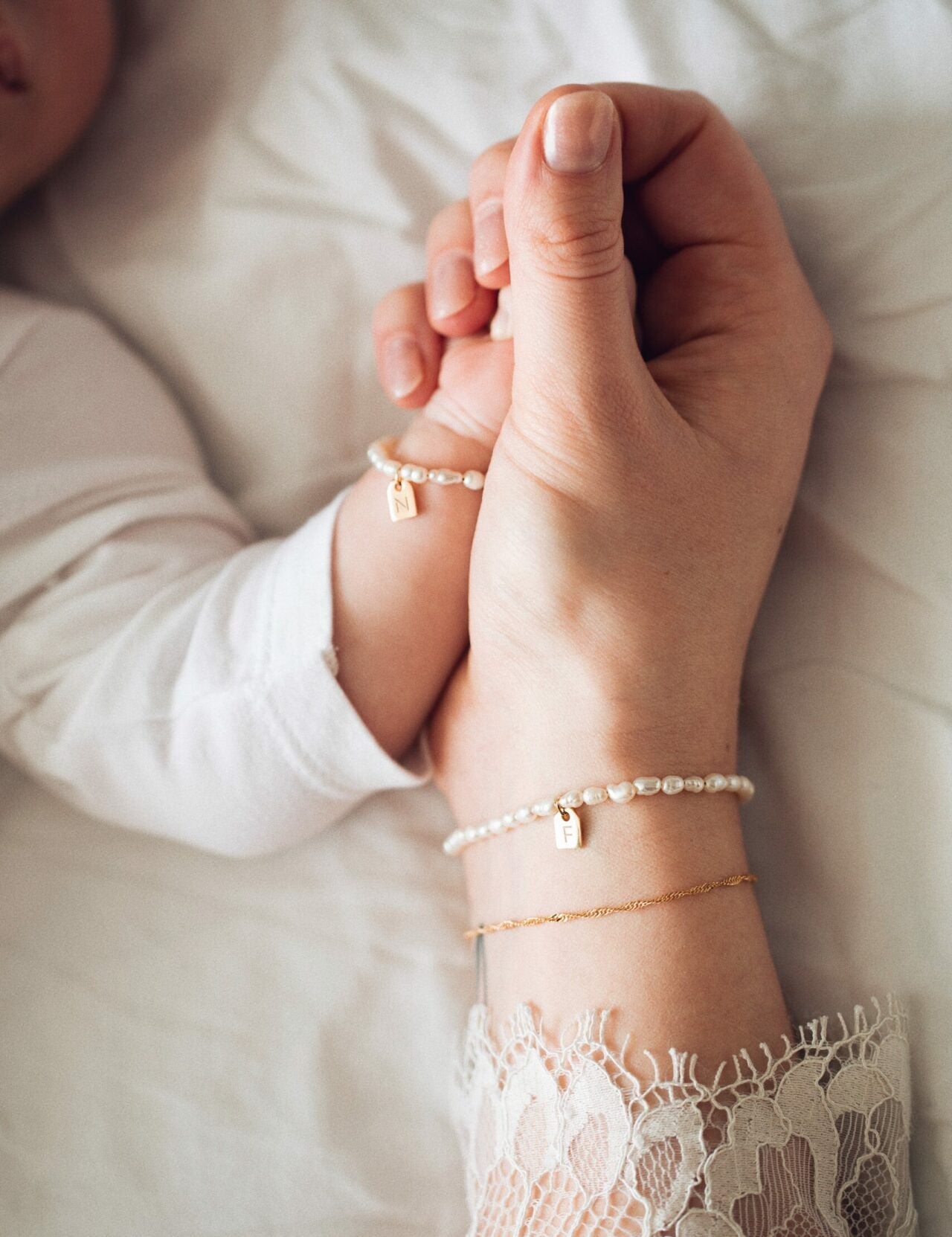Pearl & Tag bracelet women - Galore jewelry