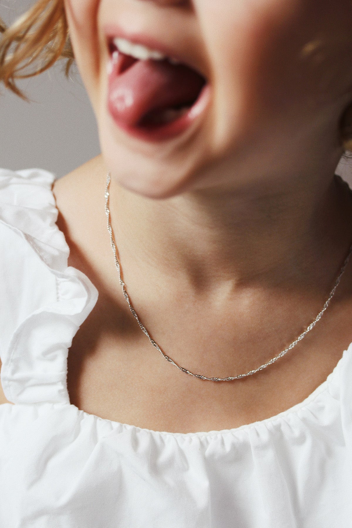 Singapore necklace petite - Galore jewelry