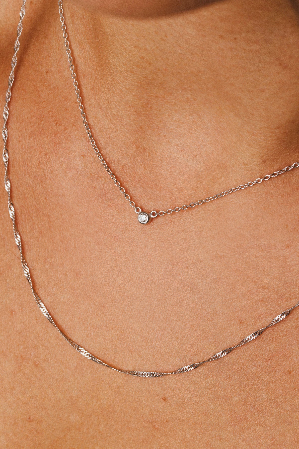 Singapore necklace women - Galore jewelry