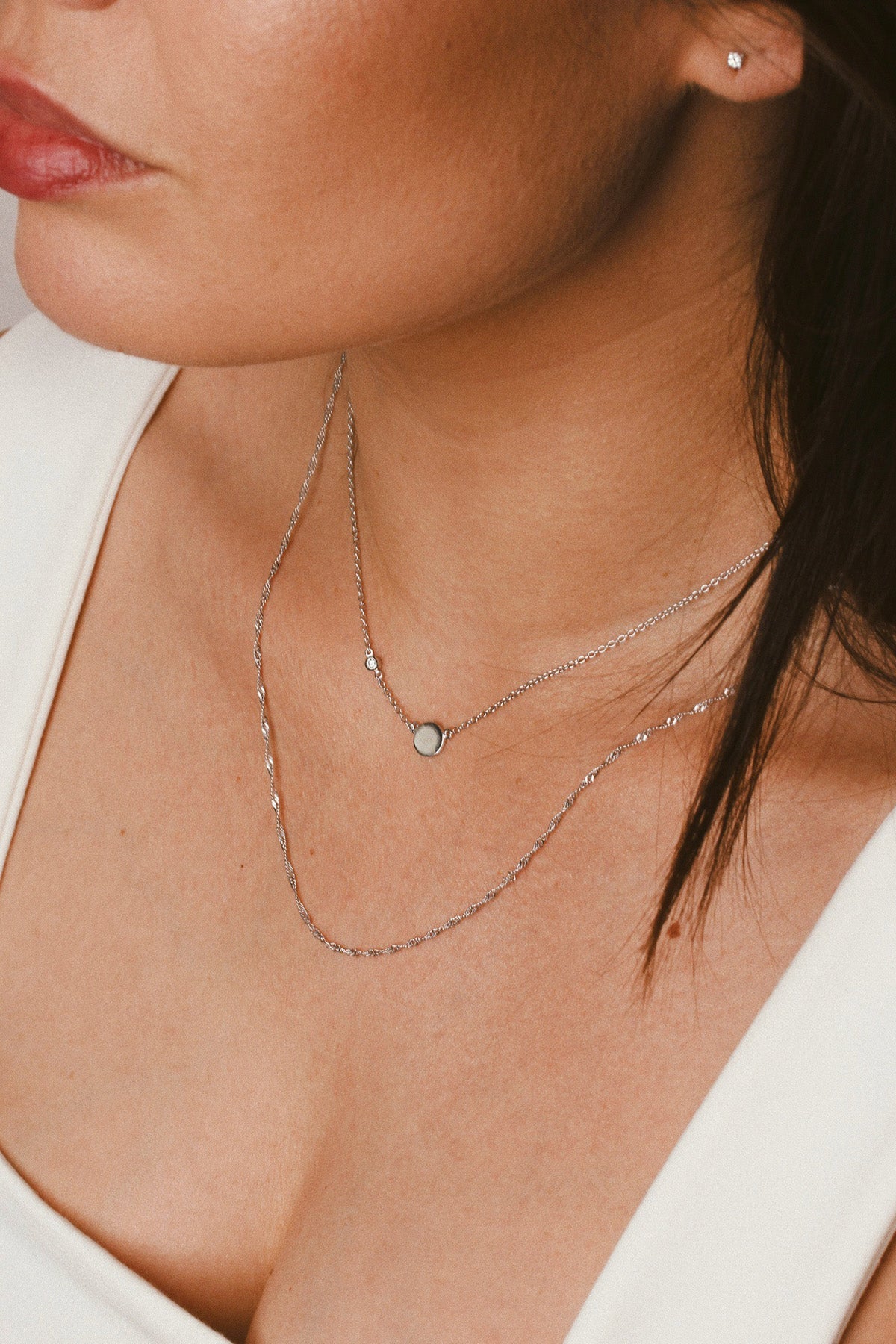 Singapore necklace women - Galore jewelry