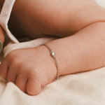 Single diamond bracelet baby - Galore jewelry
