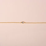 Single diamond bracelet baby - Galore jewelry