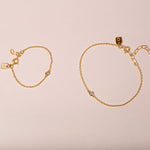 Single diamond bracelet baby - Galore jewelry
