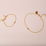 Single diamond bracelet baby - Galore jewelry