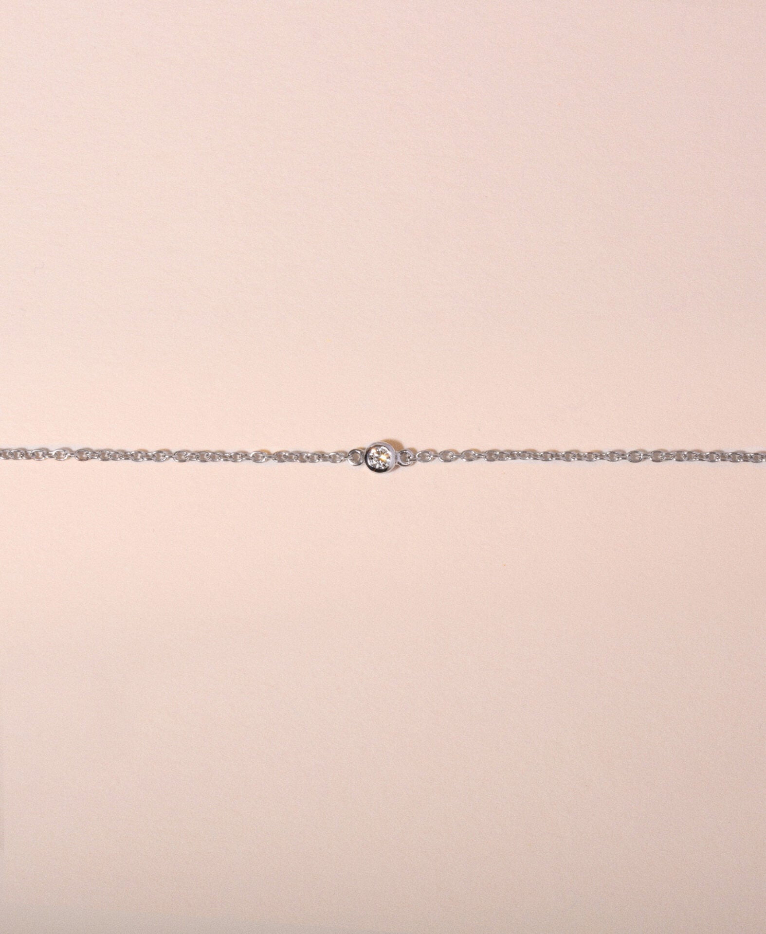 Single diamond bracelet baby - Galore jewelry