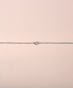 Single diamond bracelet baby - Galore jewelry