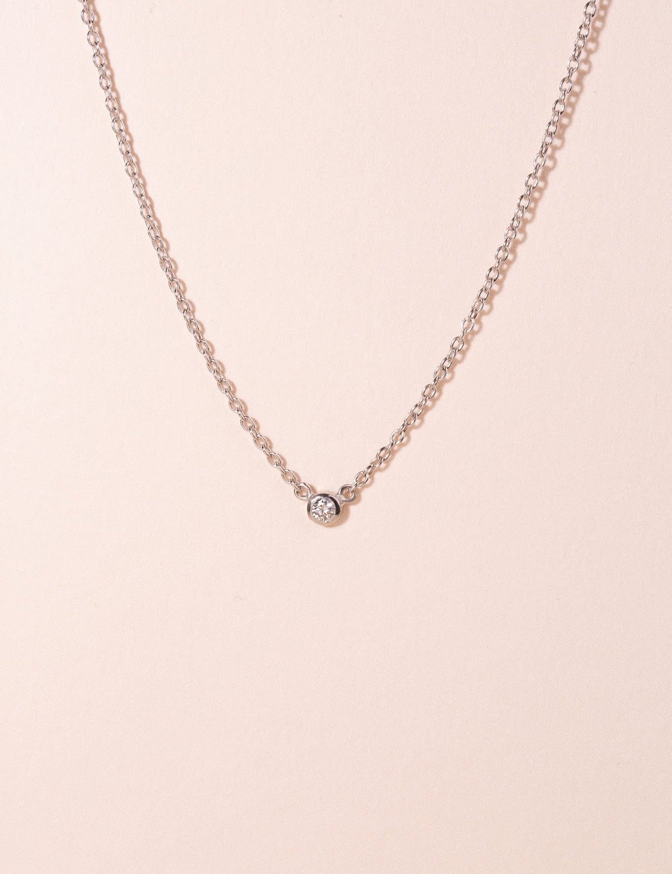 Single diamond necklace women - Galore jewelry