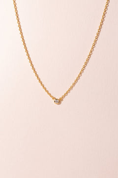 Single diamond necklace women - Galore jewelry